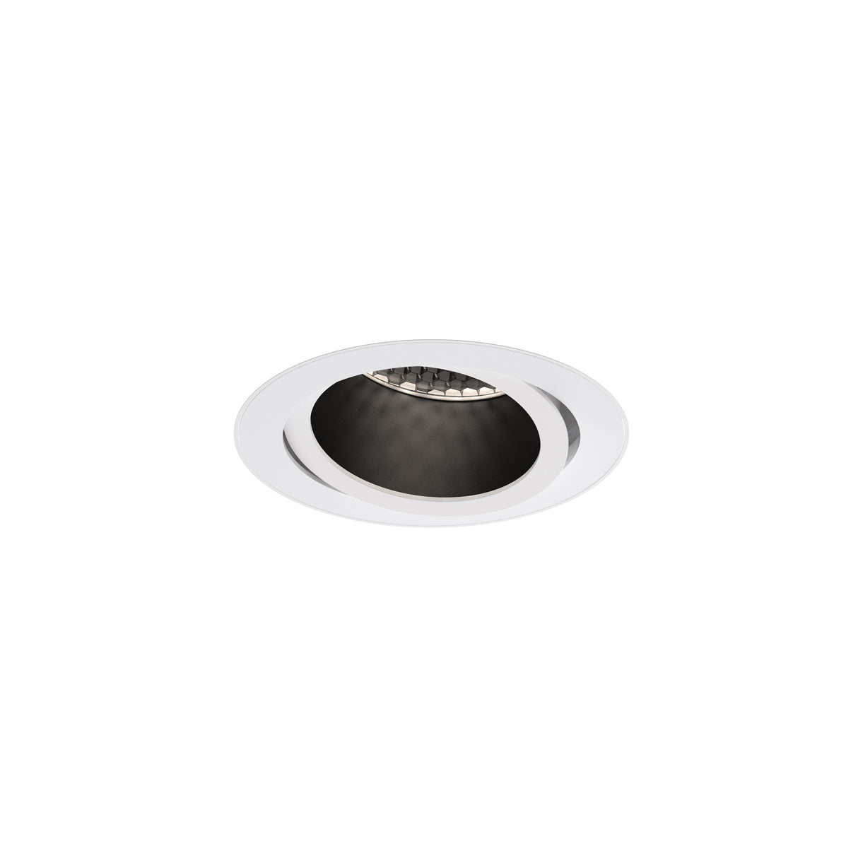 Astro Pinhole Slimline Round Flush Adjustable Fire-Rated Matt White Interior Downlight