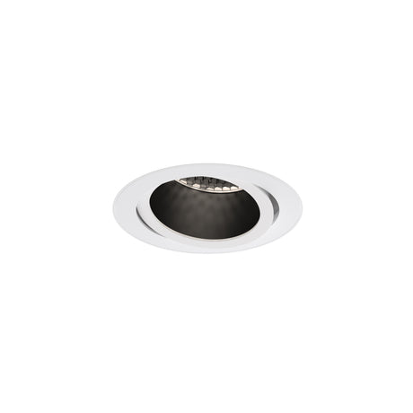 Astro Pinhole Slimline Round Flush Adjustable Fire-Rated Matt White Interior Downlight