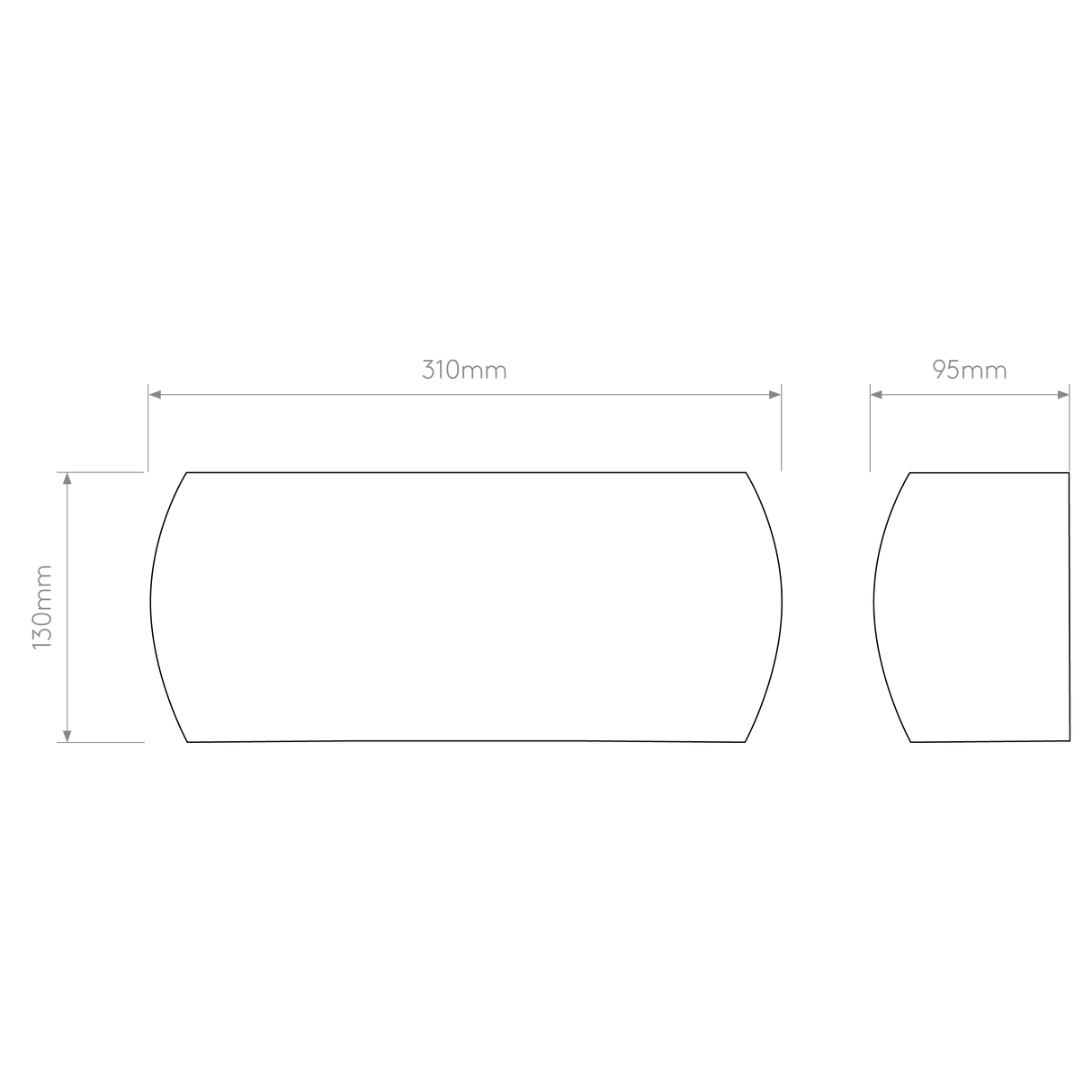 Astro Milo Ceramic Interior Wall Light