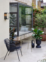 Astro Homefield 160 Textured Black Outdoor Wall Light