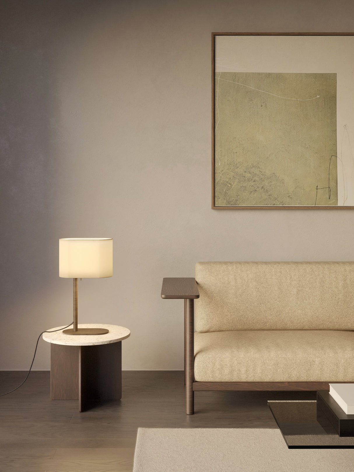 Astro Venn Table Bronze Interior Table Light Base