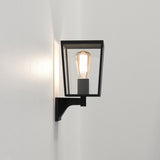 Astro Farringdon Textured Black Outdoor Wall Light