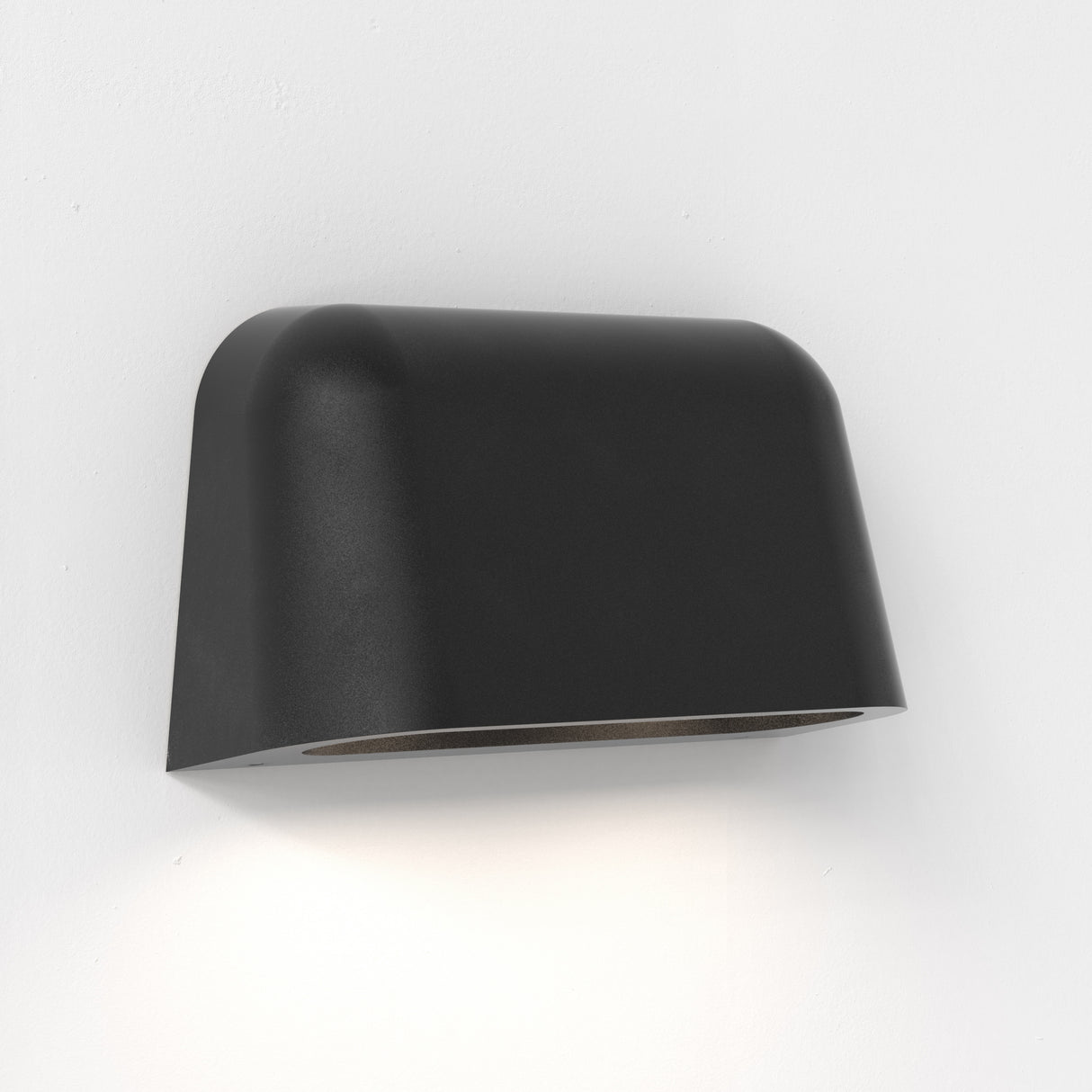 Astro Mast Twin Textured Black Outdoor Wall Light