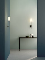 Astro Tacoma Single Grande Matt Black Bathroom Wall Light