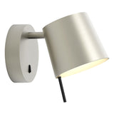 Astro Miura Wall Base Matt Nickel Interior Wall Light