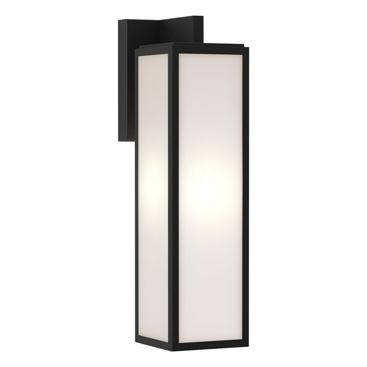 Astro Harvard Lantern Textured Black Outdoor Wall Light