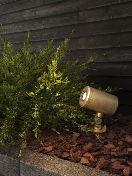Astro Jura Spike Spot Solid Brass Outdoor Spotlight