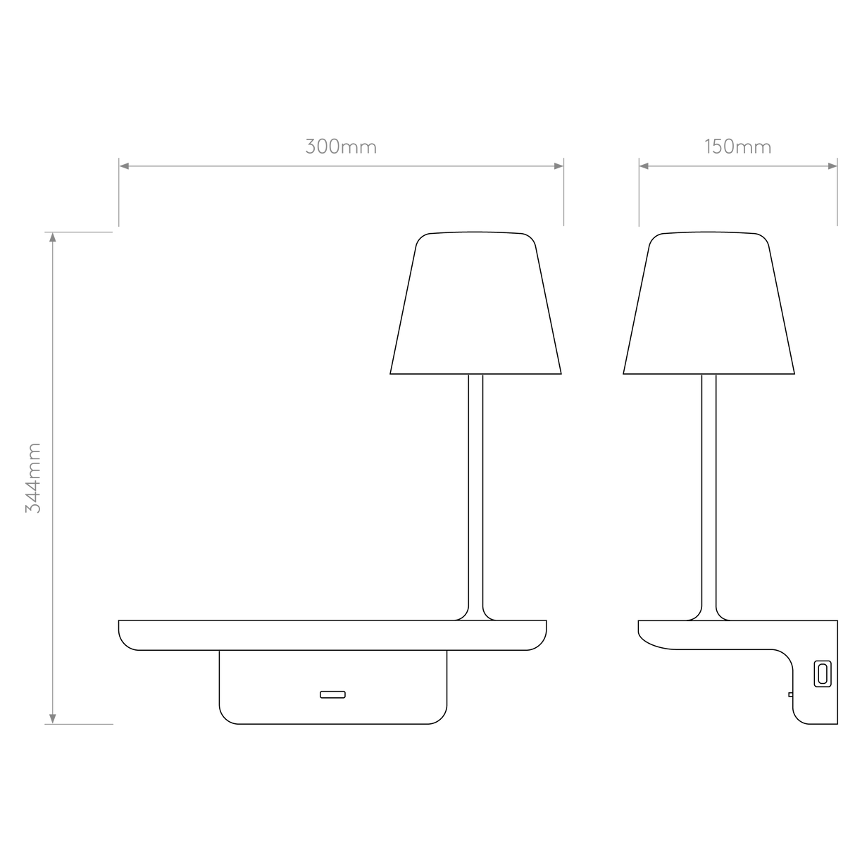 Astro Ito Matt Black Interior Wall Light