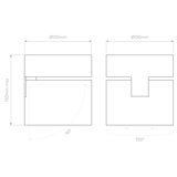 Astro Lynx Matt Black Interior Spotlight
