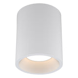 Astro Kos Round 140 LED Textured White Outdoor Downlight