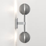 Astro Tacoma Twin Polished Chrome Bathroom Wall Light