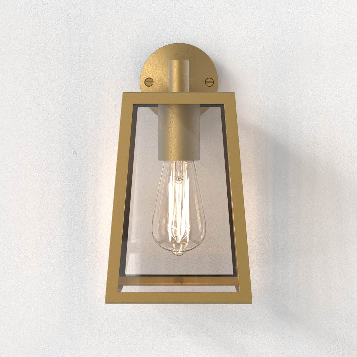 Astro Calvi Wall 215 Antique Brass Outdoor Wall Light