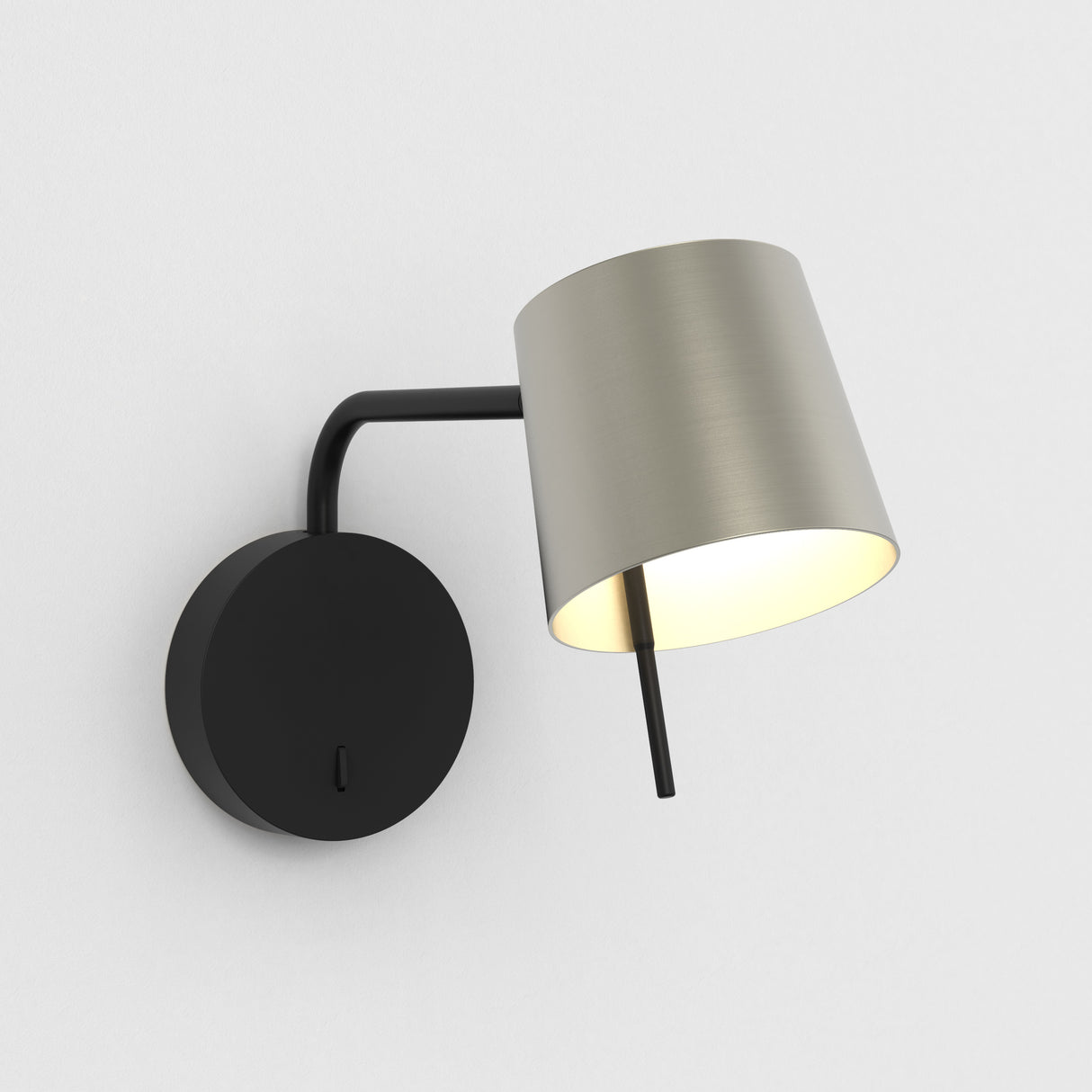 Astro Miura Swing Arm Base Matt Black Interior Wall Light