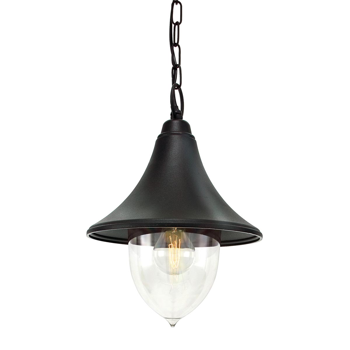 Norlys Firenze 1 Light Chain Lantern - Black