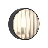 Astro Montreal Round 220 Textured Black Outdoor Wall Light