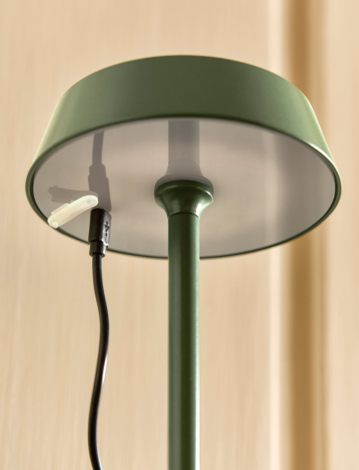 Garden Trading Winstone Rechargeable USB Slim Table Lamp Thistle Green