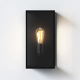 Astro Messina 200 Textured Black Outdoor Wall Light