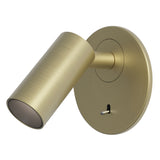 Astro Micro Recess Switched Matt Gold Interior Reading Light