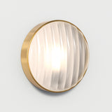Astro Montreal Round 300 PVD Brushed Brass Coastal Wall Light
