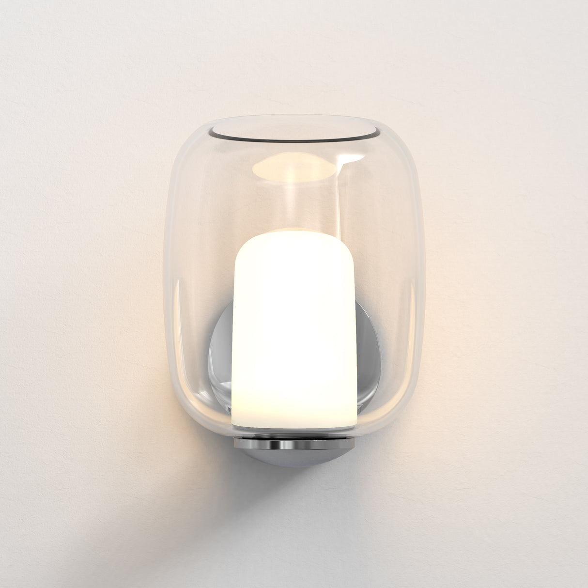 Astro Aquina Wall Polished Chrome Bathroom Wall Light