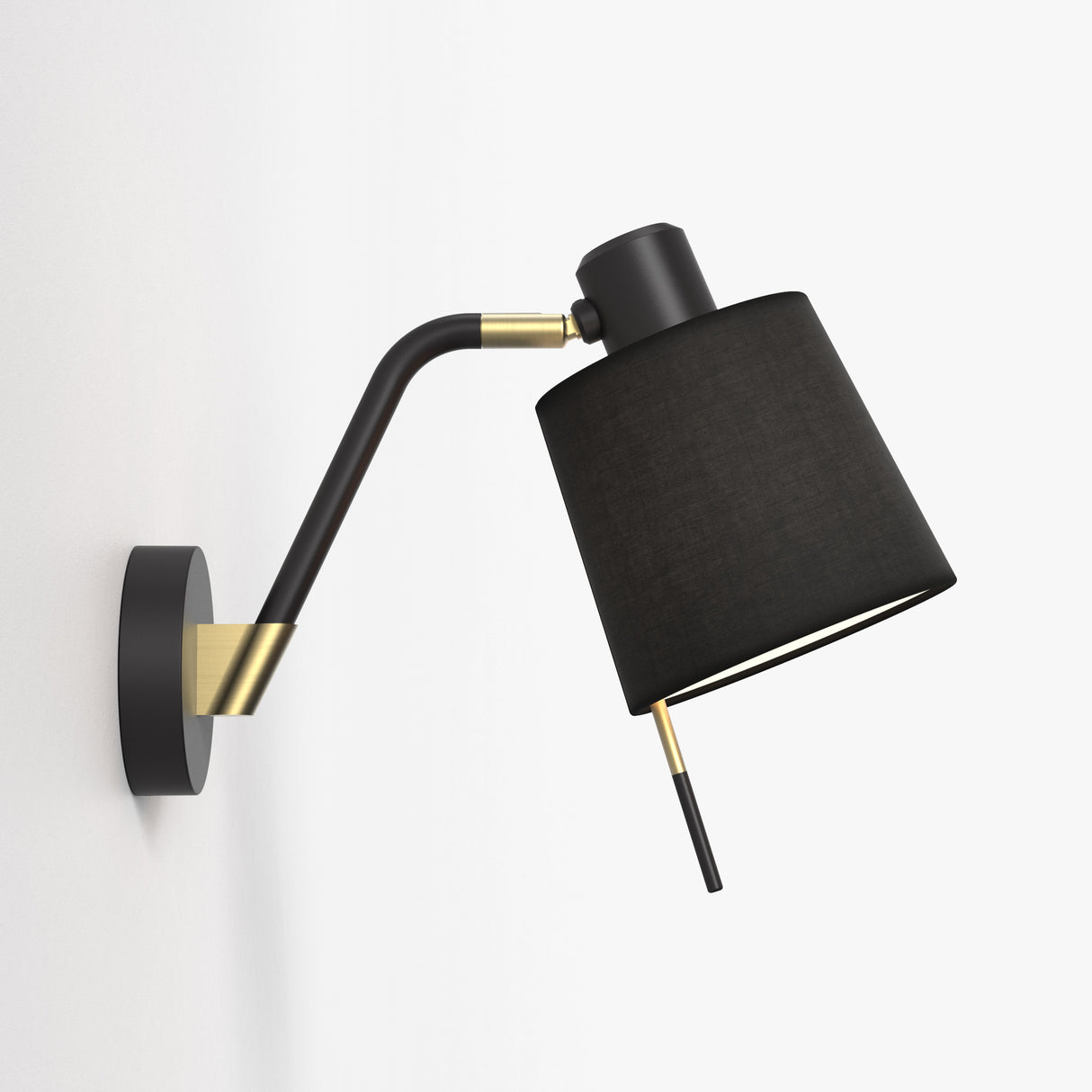 Astro Edward Wall Base Matt Black Interior Wall Light