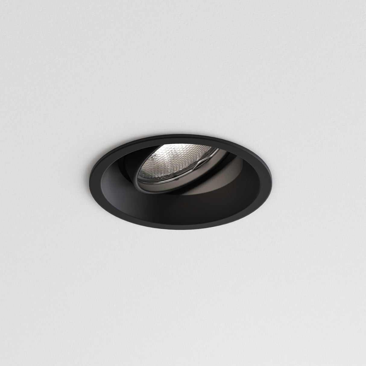 Astro Minima Round Adjustable Matt Black Interior Downlight