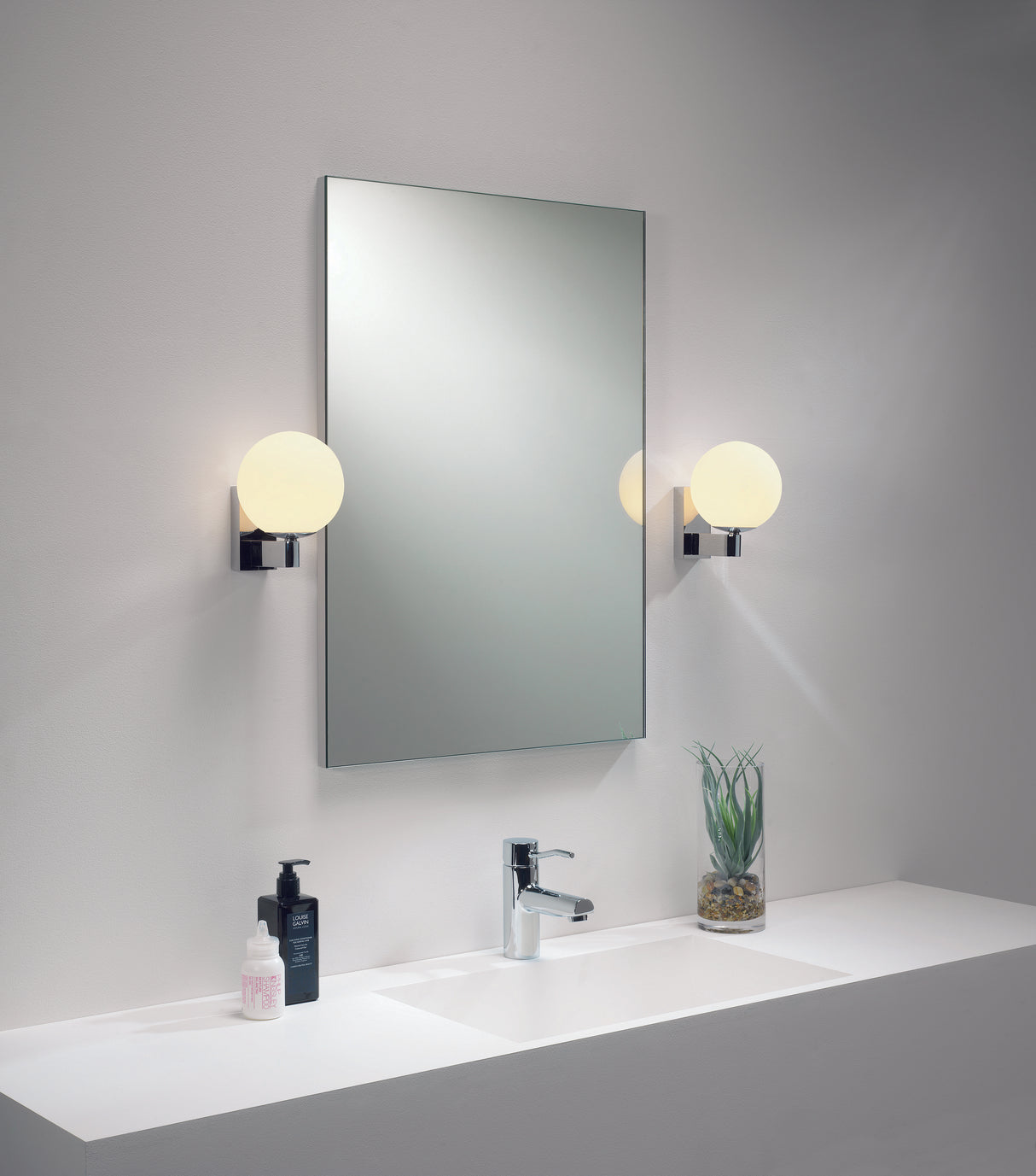 Astro Sagara Polished Chrome Bathroom Wall Light