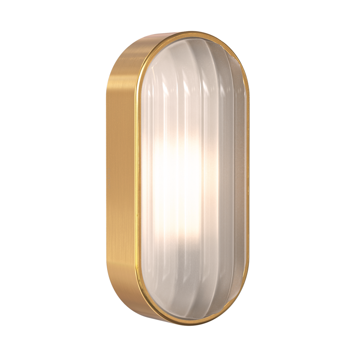 Astro Montreal Oval PVD Brushed Brass Coastal Wall Light