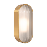 Astro Montreal Oval PVD Brushed Brass Coastal Wall Light