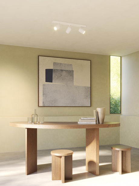 Astro Koto Three Bar Matt White Interior Spotlight