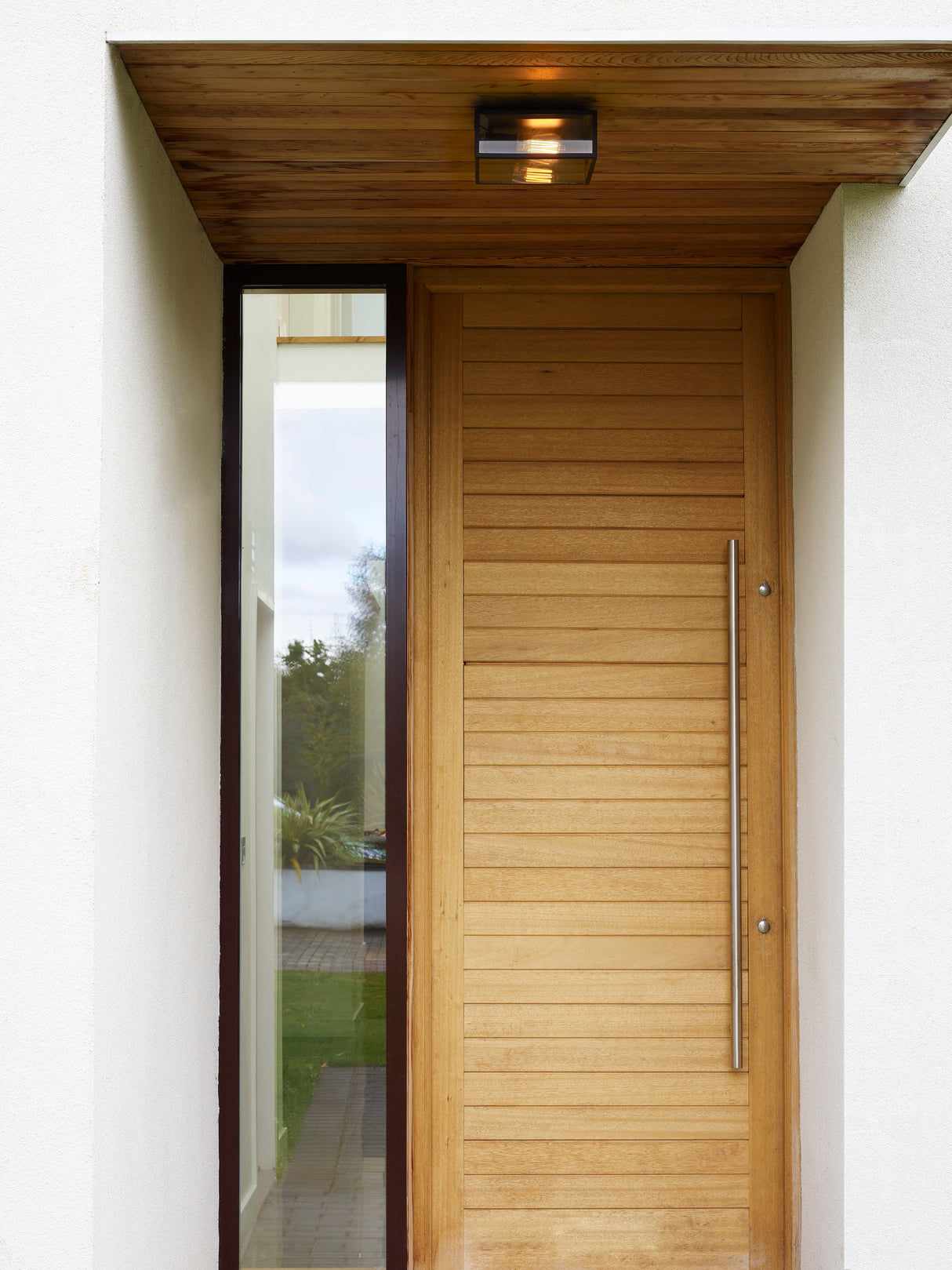 Astro Bronte Matt Black Outdoor Ceiling Light