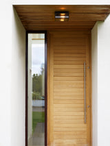 Astro Bronte Matt Black Outdoor Ceiling Light