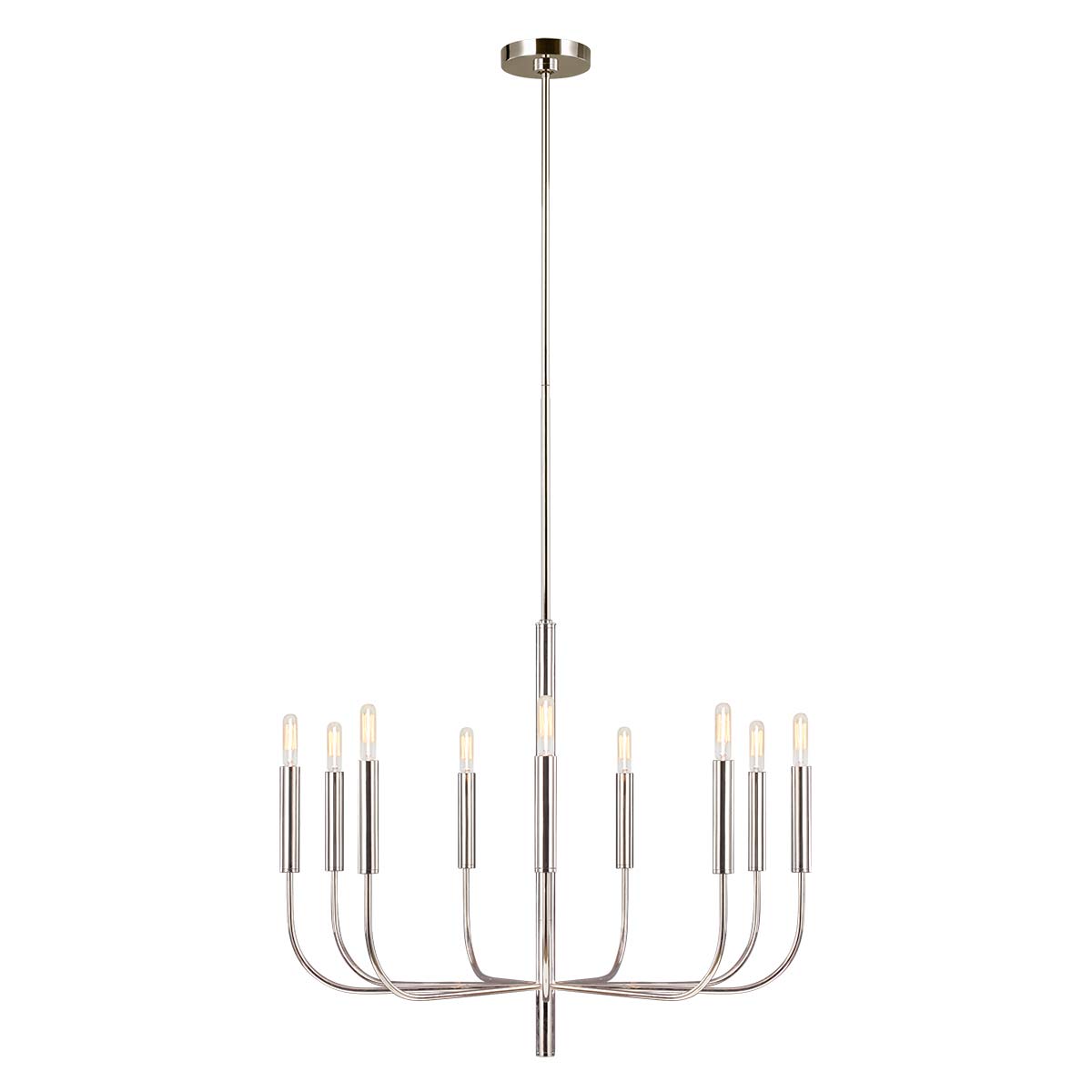 Feiss Brianna 9 Light Chandelier Silver