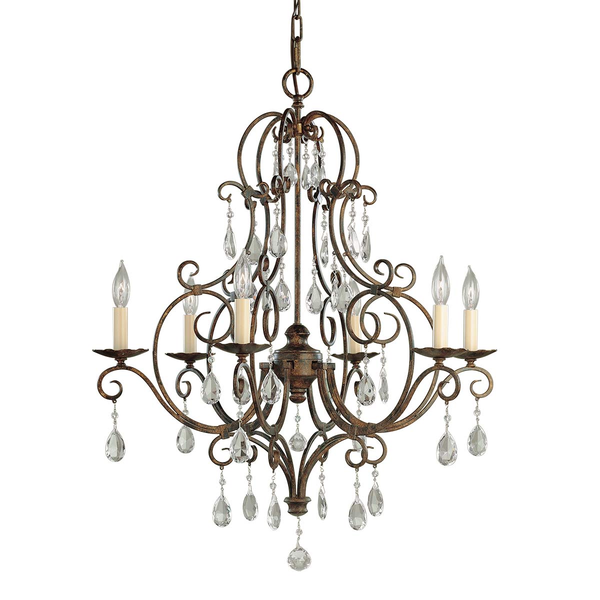 Feiss Chateau 6 Light Chandelier