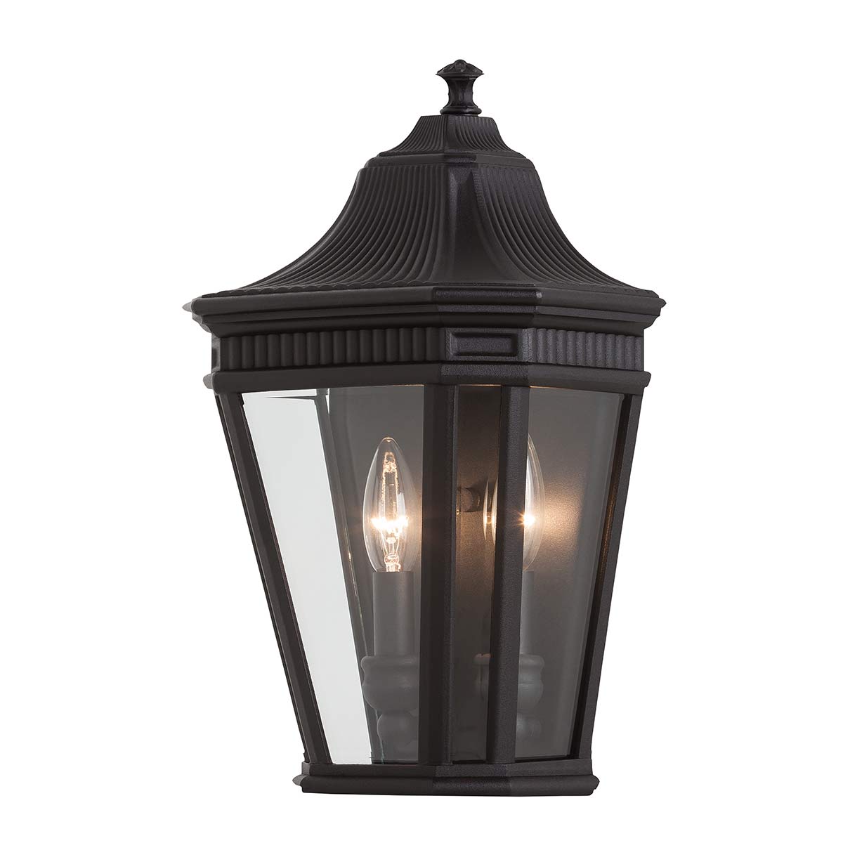Feiss Cotswold Lane 2 Light Half Wall Lantern