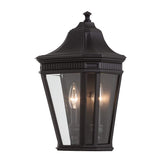 Feiss Cotswold Lane 2 Light Half Wall Lantern