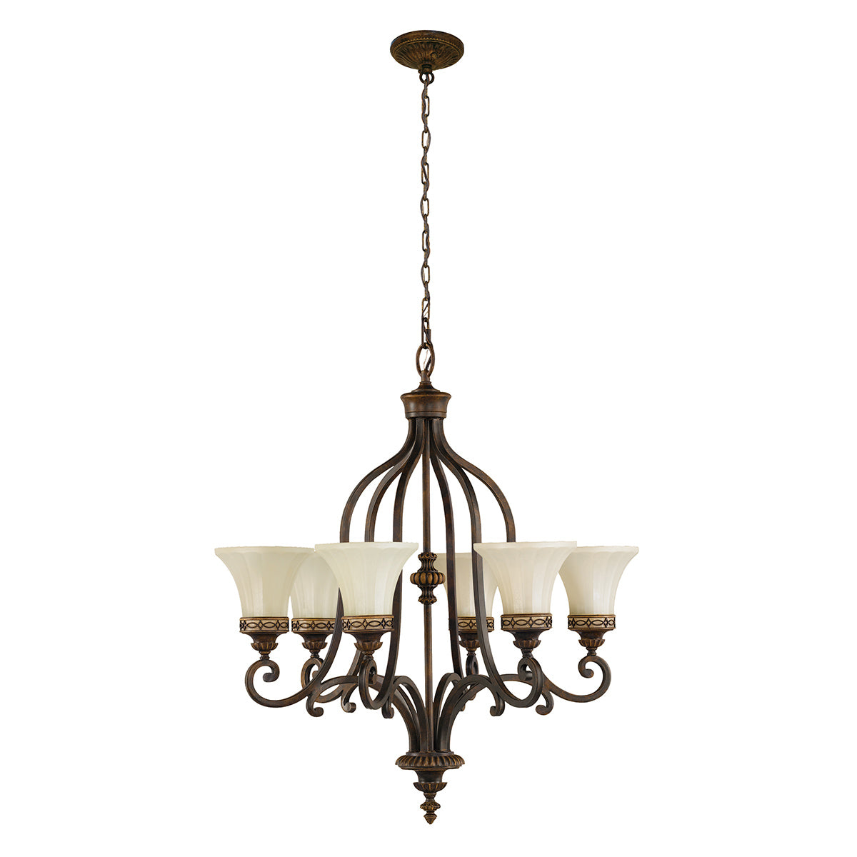 Feiss Drawing Room 6 Light Chandelier