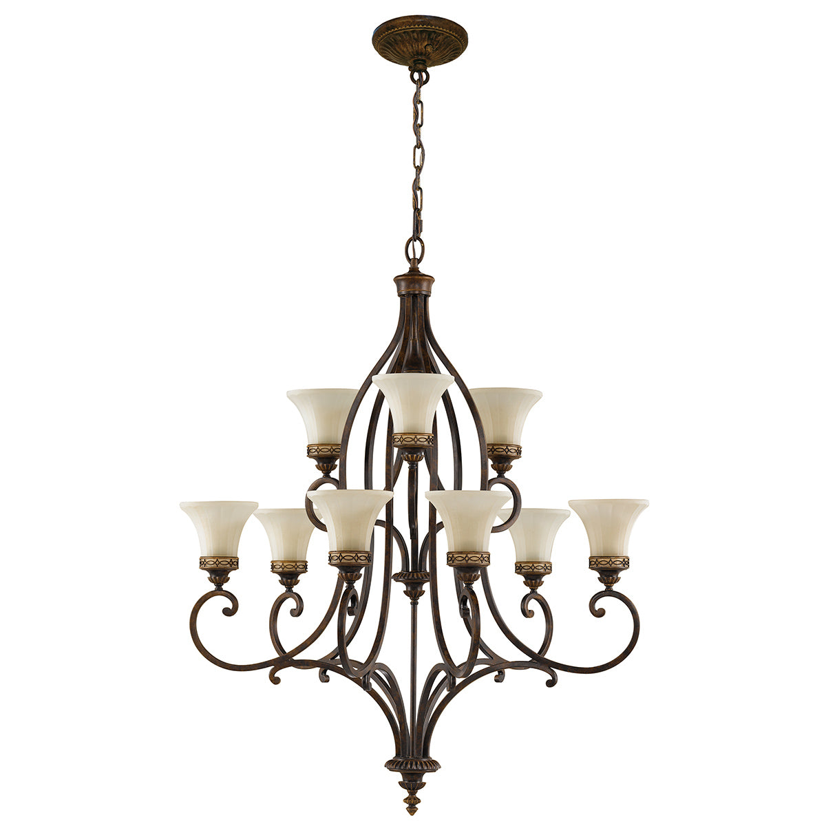 Feiss Drawing Room 9 Light Chandelier