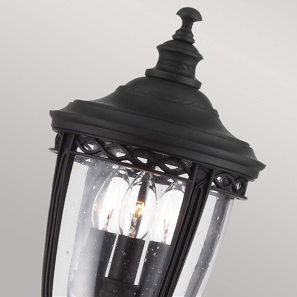 Feiss English Bridle 3 Light Medium Pillar - Lantern