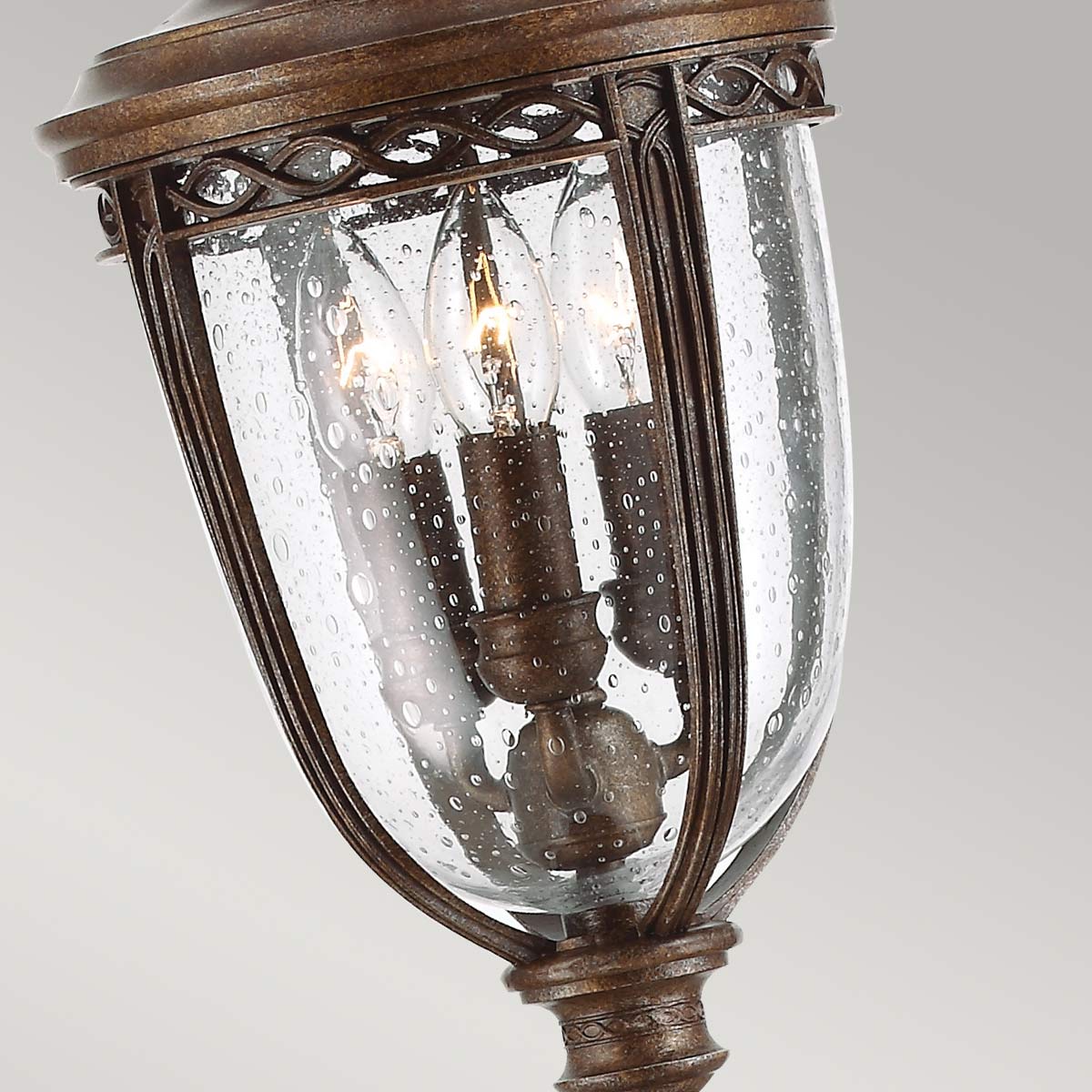 Feiss English Bridle 3 Light Medium Pillar Lantern