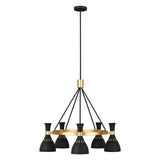 Feiss Joan 5 Light Chandelier Black
