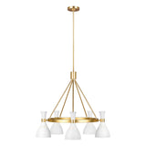 Feiss Joan 5 Light Chandelier White