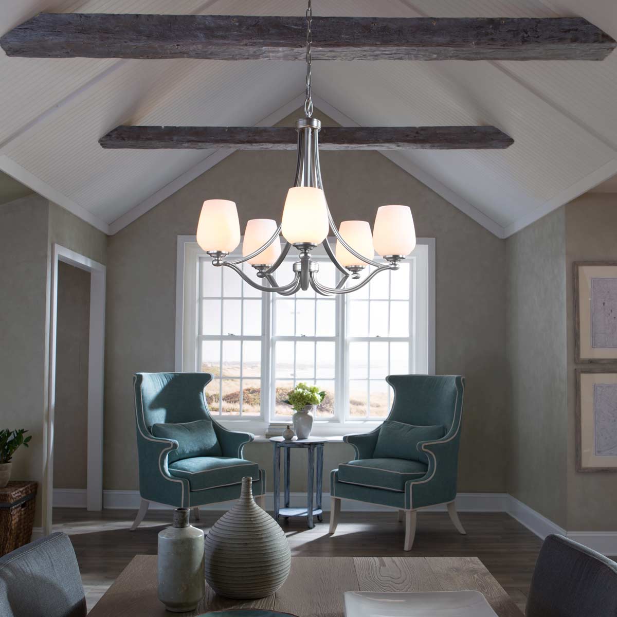 Feiss Vintner 5 Light Chandelier