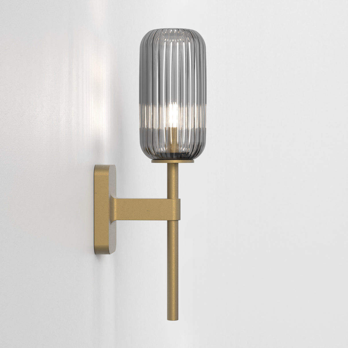 Astro Tacoma Single Antique Brass Bathroom Wall Light