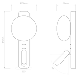 Astro Zeppo Reader Matt Black Interior Combination Reader