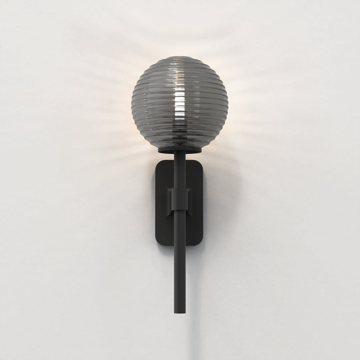 Astro Tacoma Single Matt Black Bathroom Wall Light