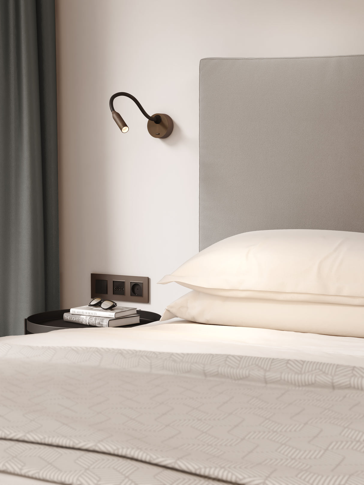 Astro Lucca Surface Bronze Interior Reading Light