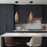 Franklite Taper Copper Pendant - Kitchen Island