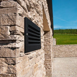 Norlys Grimstad LED Recessed Louvre Wall Light Graphite