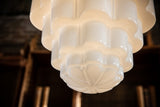 Soho Lighting Glasshouse Polished Brass Opal Art Deco Pendant Light
